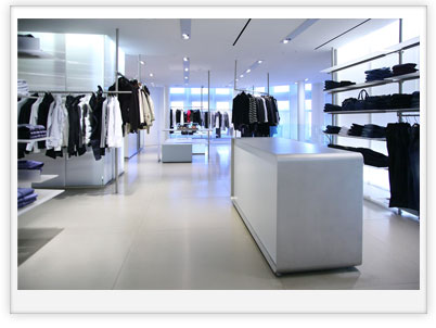Interior of a Stylish And Modern Retail Shop of Clothes